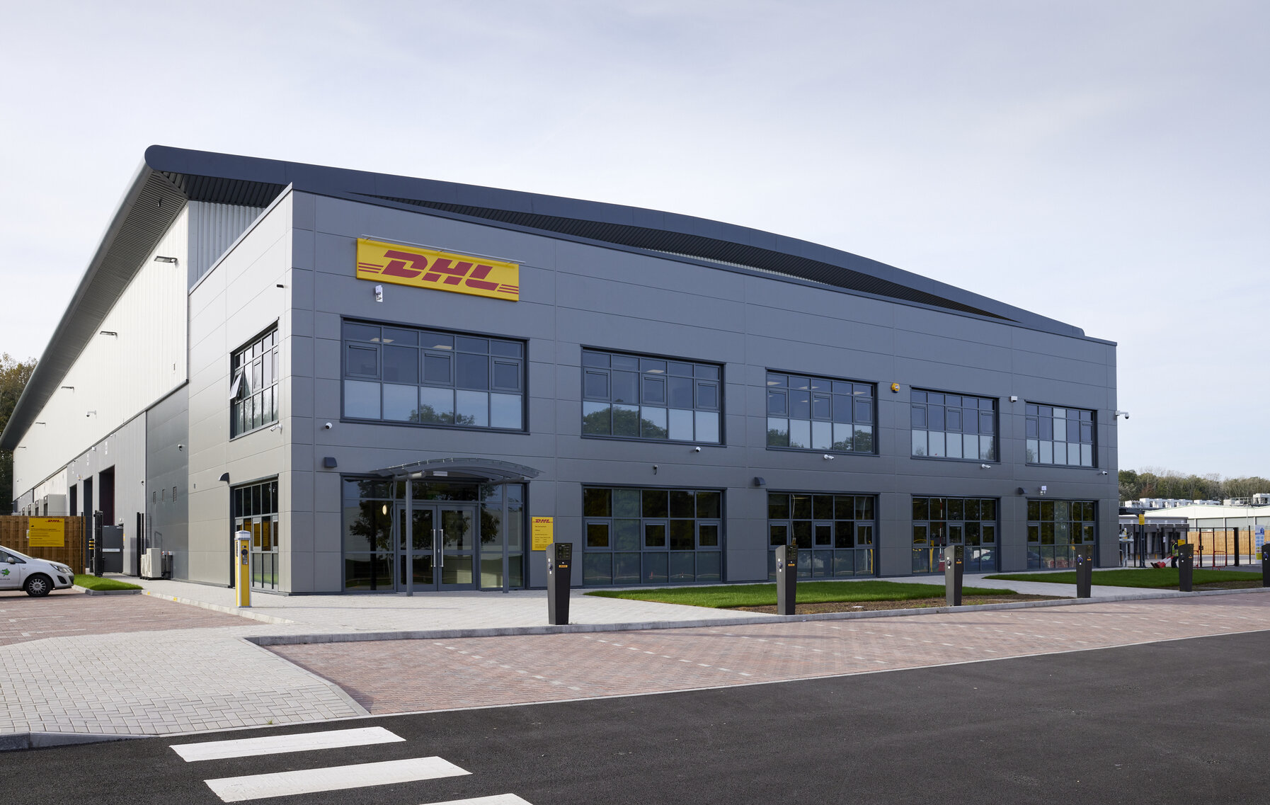 TJ Hall, October, 2023, construction, Telford, DHL